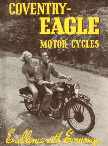 COVENTRY EAGLE MOTOR CYCLES 1938 BROCHURE - ORIGINAL - Vintage Motor ...